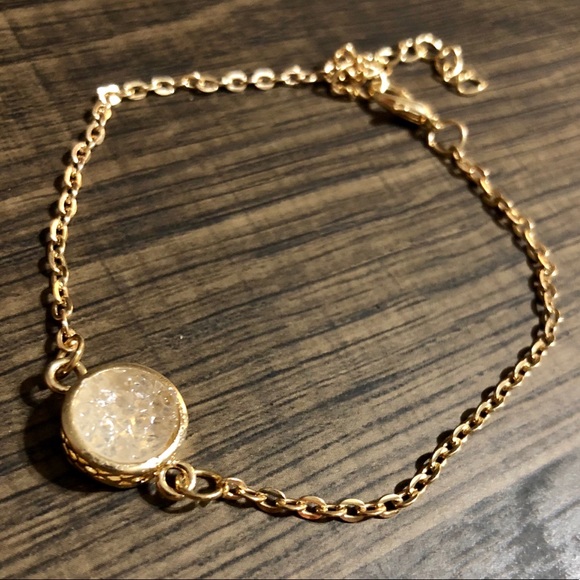 Jewelry - Natural Druzy Stone Bracelet